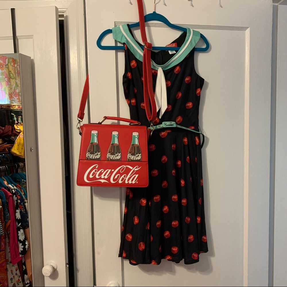 Coco-cola Vintage Inspired Mini Dress